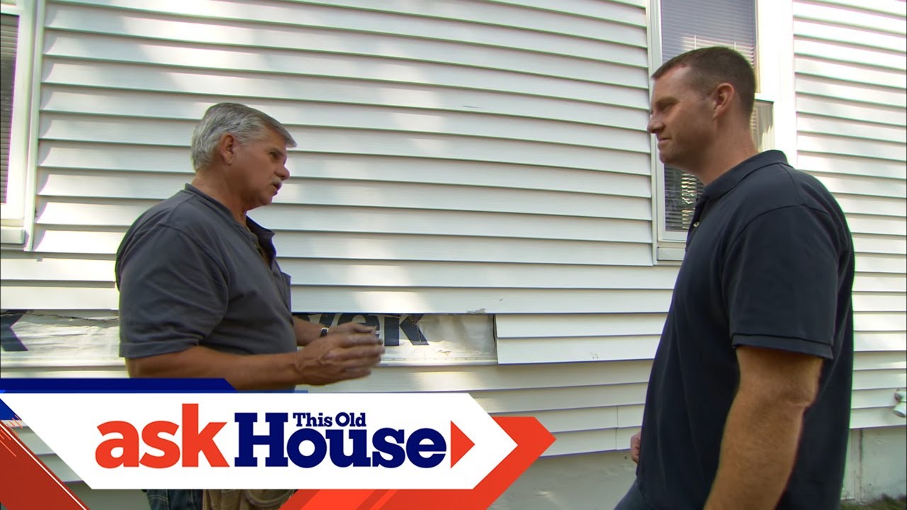How to Replace Damaged Vinyl Siding | Ask This Old House