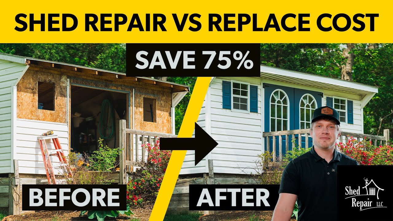 Shed Repair Costs vs Replacement: Save up to 75%