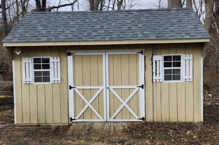 12×16 Storage Shed Roof Repair in Glenmoore, PA