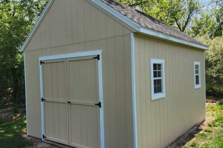 12×16 Storage Shed Siding Repair in Emmaus, PA