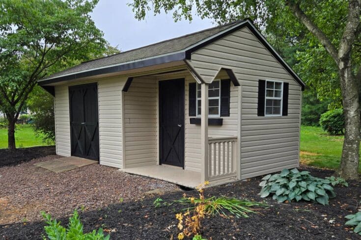 12×20 Storage Siding Repair in Mechanicsburg, PA