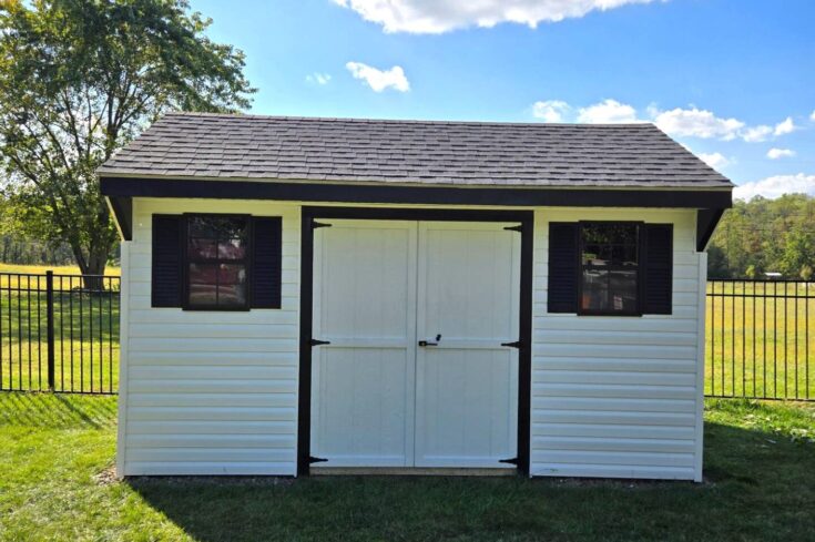 10×14 Storage Shed Siding Repair in Honey Brook, PA