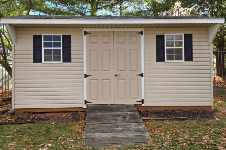 10×16 Storage Shed Rehab in Denver, PA