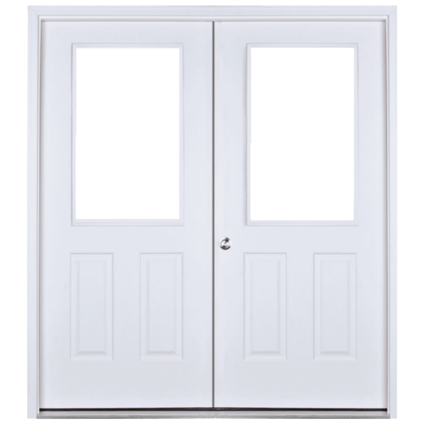72" Fiberglass 1 Lite PreHung Doors