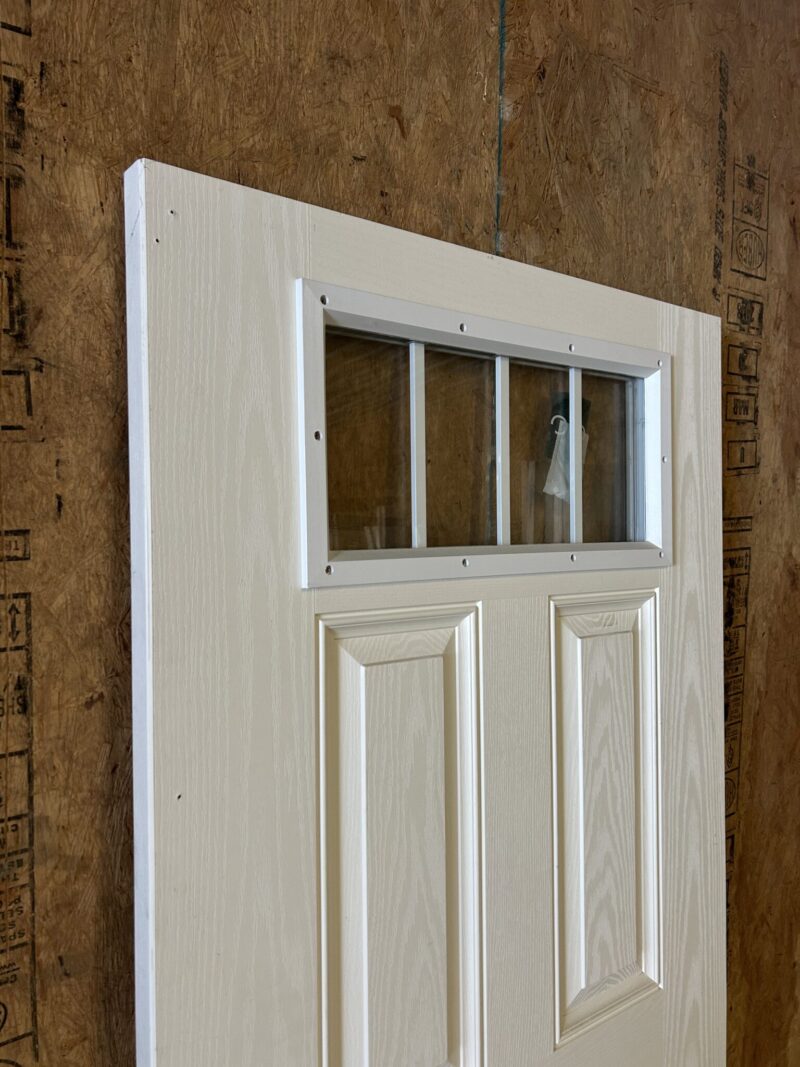 36"x72" Fiberglass 4 Lite Slab Shed Door - Discounted - Image 2