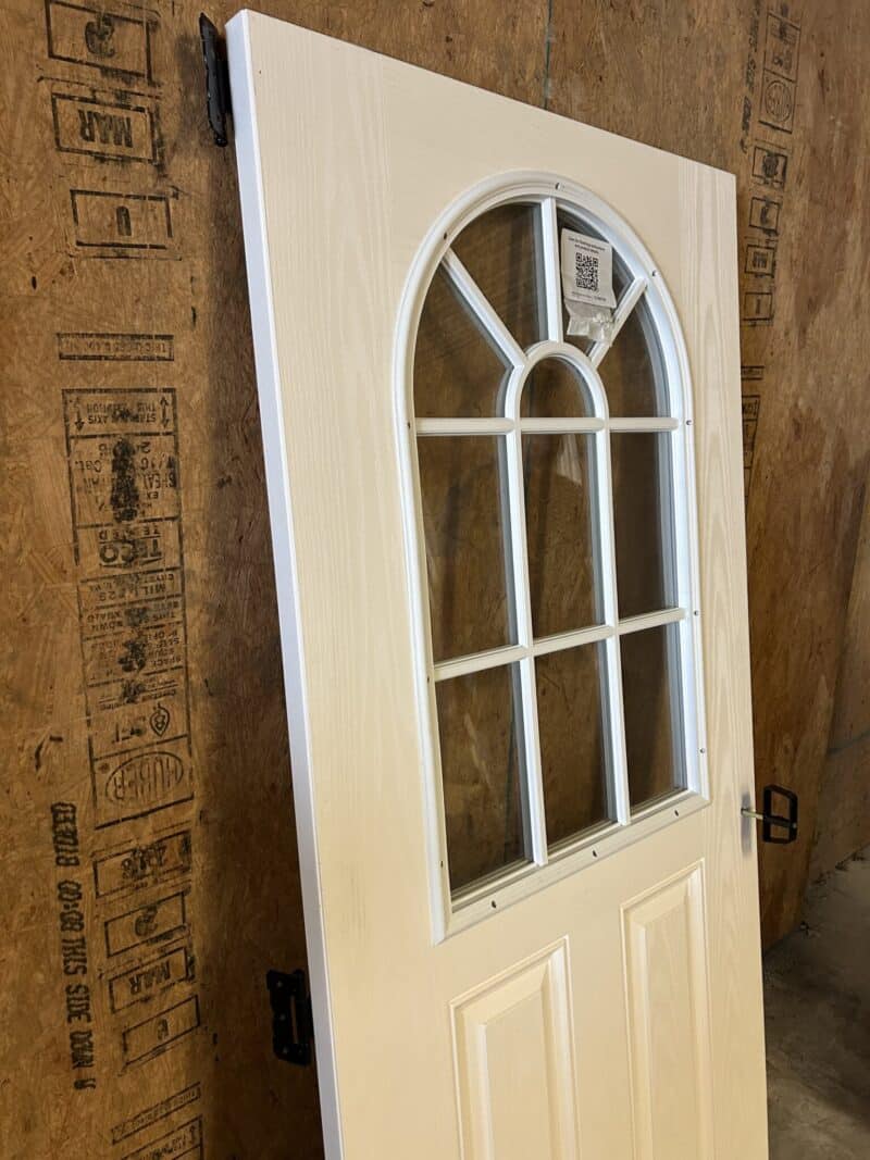 36"x72" Fiberglass 11 Lite Slab Shed Door - Discounted - Image 3