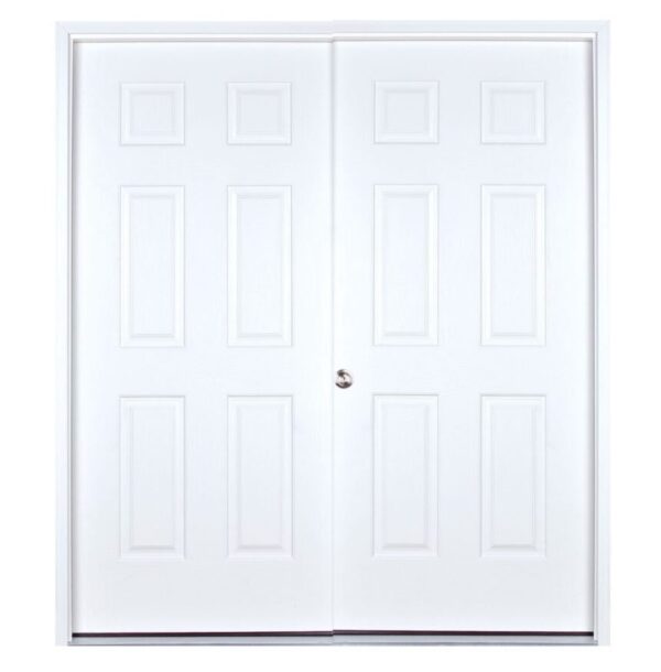64" Fiberglass 6 Panel PreHung Doors