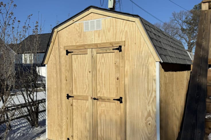 8×12 Storage Shed Rehab in Parkville, MD