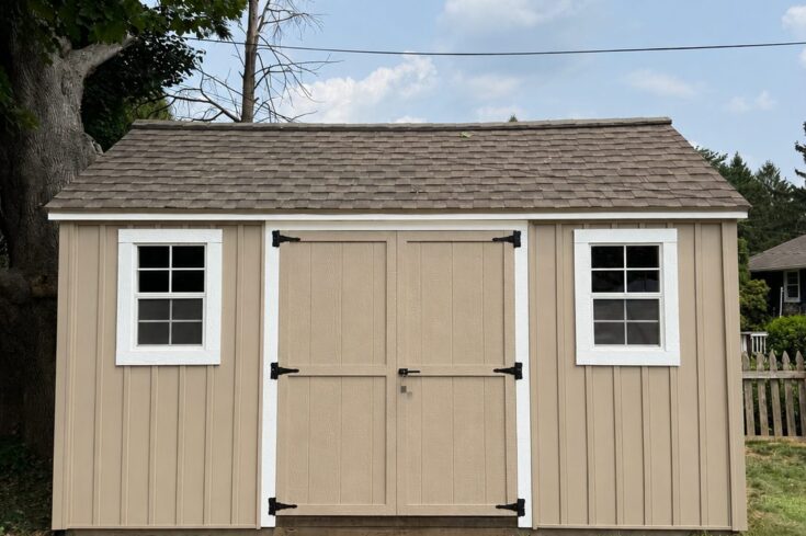 10×14 Storage Shed Siding Repair in Harrisburg, PA