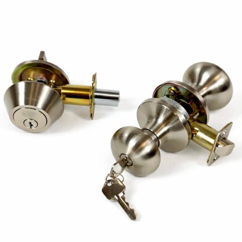 Door Knob & Deadbolt Set