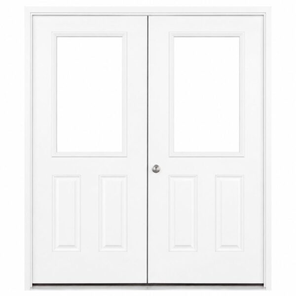 72" Fiberglass 1 Lite PreHung Doors