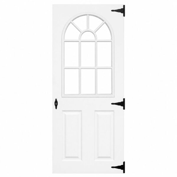 36" Fiberglass 11 Lite Slab Shed Door