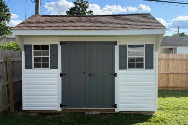 10×12 Storage Shed Rehab in Eagleville, PA