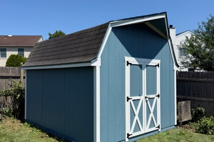 10×12 Storage Shed Siding Repair in Marlton, NJ
