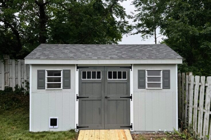 10×14 Storage Shed Rehab in Eagleville, PA
