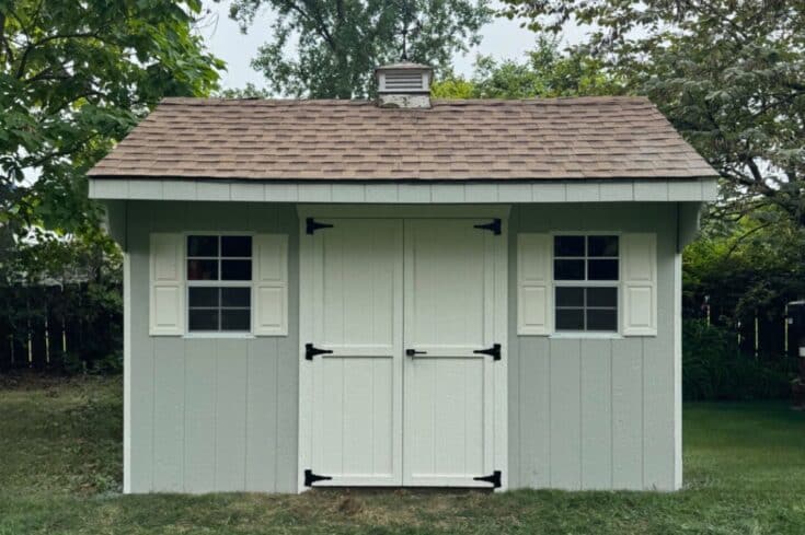 10×12 Storage Shed Siding Repair in Springfield, PA