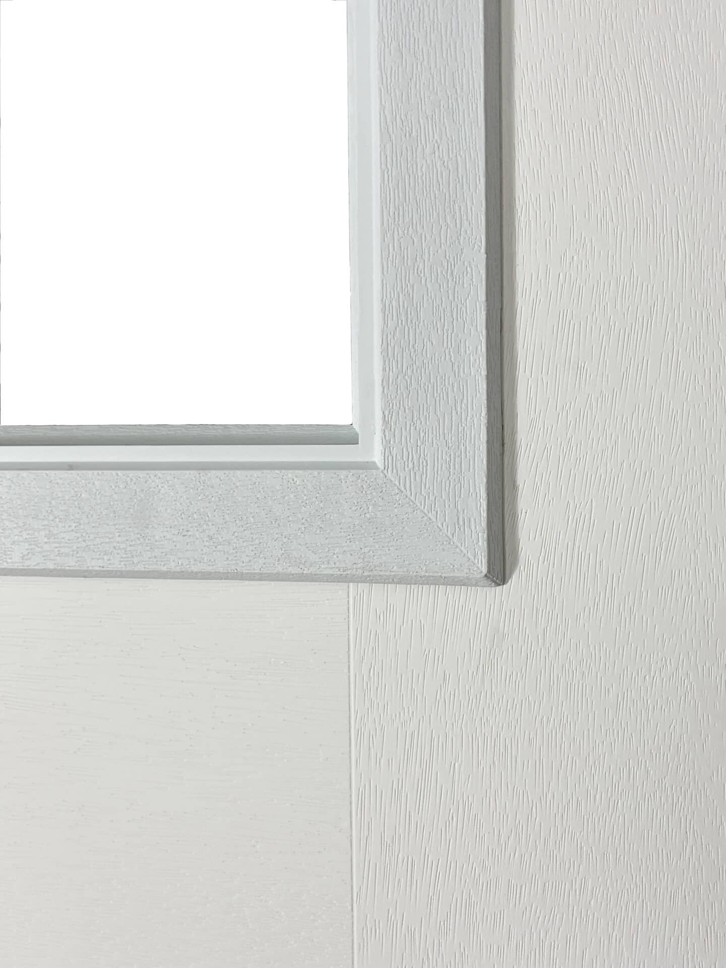 60" Fiberglass Craftsman 6 Lite Slab Shed Doors - Image 3