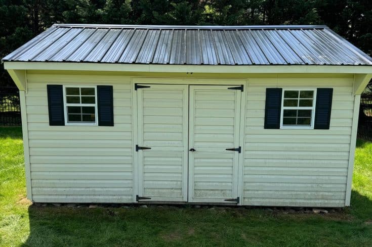 10×16 Storage Shed Roof Repair in Port Deposit, MD