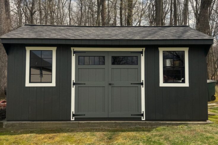 12×18 Storage Shed Rehab in Morgantown, PA