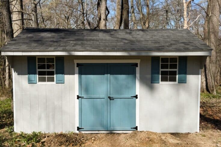 10×16 Storage Shed Rehab in Paoli, PA