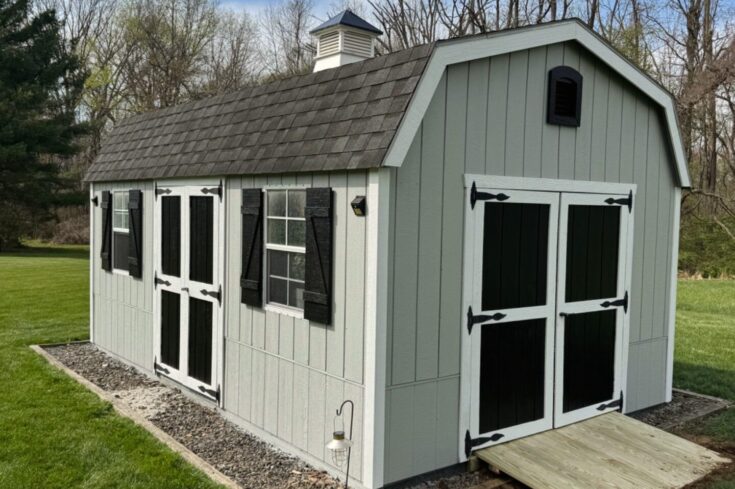 12×18 Storage Shed Siding Repair in Kennett Square, PA