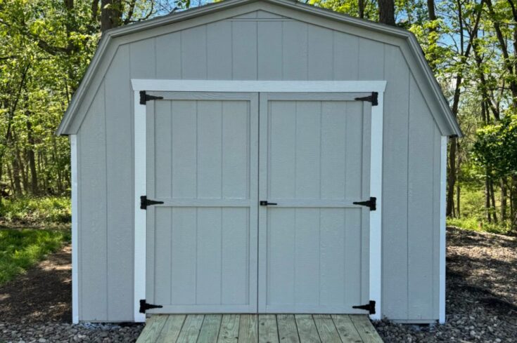 10×12 Storage Shed Siding Repair in Carlisle, PA