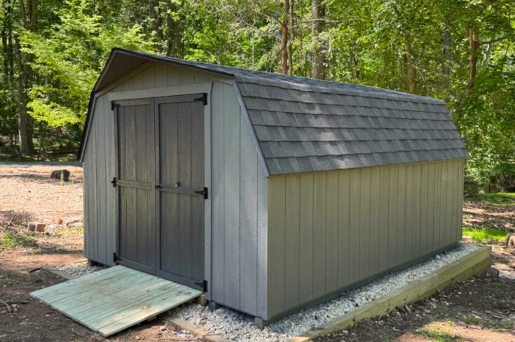 10×14 Storage Shed Rehab in Thornton, PA