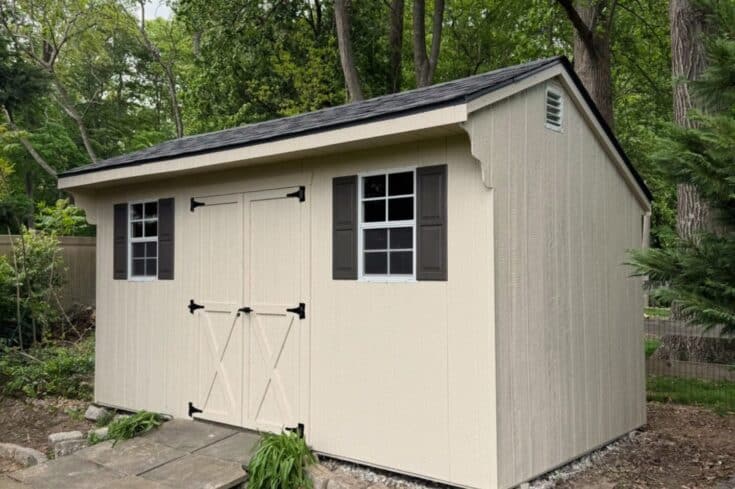 8×16 Storage Shed Rehab in Downingtown, PA