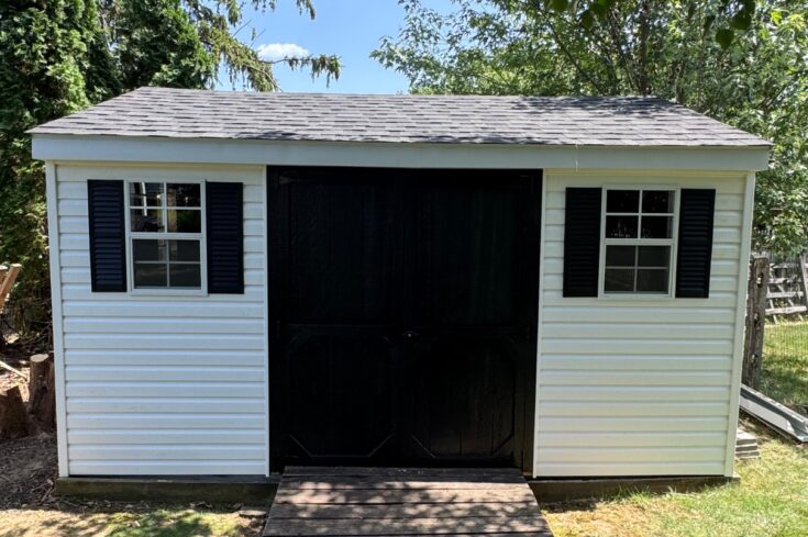 10×14 Storage Shed Rehab in Eagleville, PA