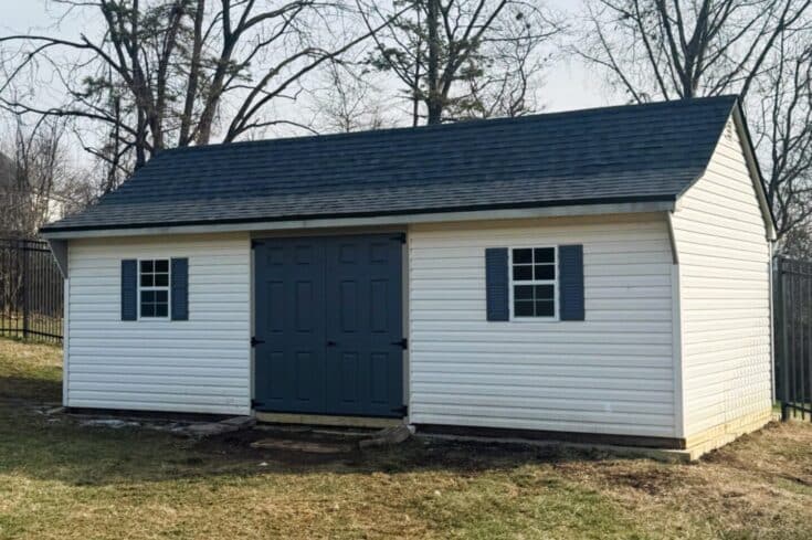 12×24 Storage Shed Rehab in Mohnton, PA