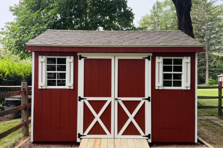 10×12 Storage Shed Rehab in Maple Glen, PA