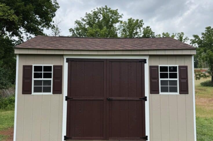12×14 Storage Shed Siding Repair in Trappe, PA