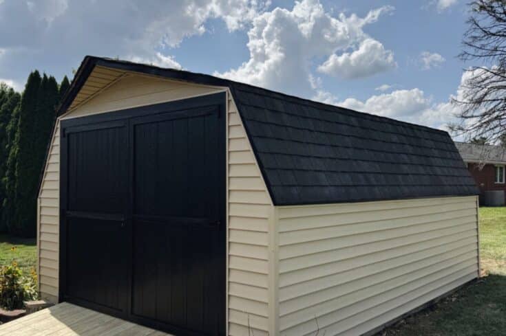 12×16 Storage Shed Rehab in Hampstead, MD