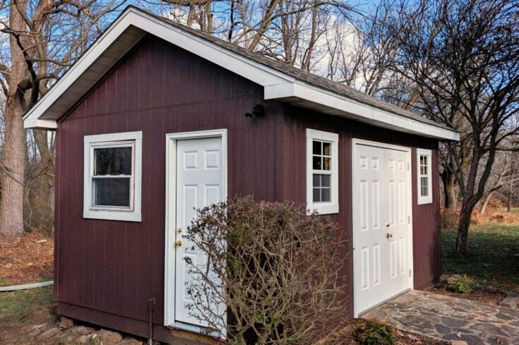 12×16 Storage Shed Rehab in West Chester, PA