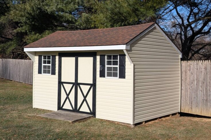 10×14 Storage Shed Siding Repair in West Chester, PA