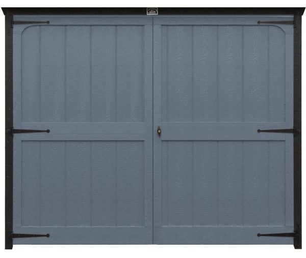84" Classic Style Wooden Double Shed Doors