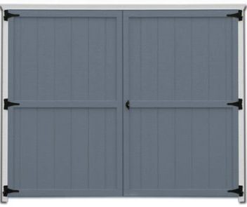96" Standard Style Wooden Double Shed Doors
