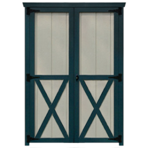 Traditional 4 Foot Double Door For Sheds Garages